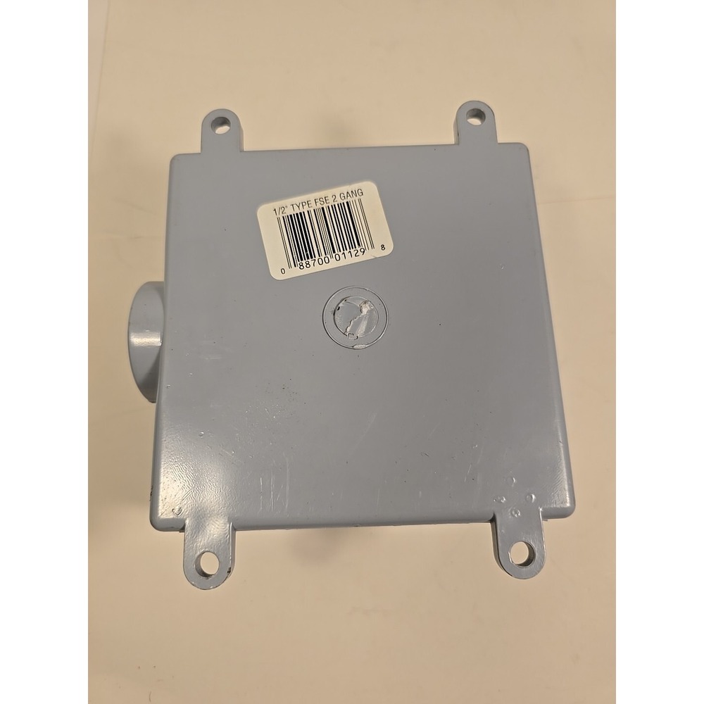 Cantex 5133380 Weatherproof Electrical‎ Box, 37.3 Cu In, Fse Box Type, 2 Gangs,